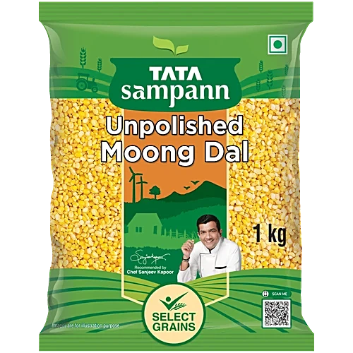 tata-sampann-unpolished-moong-dal.webp Tata Sampann Moong Dal/Hesaru Bele, 1 kg - Image 1